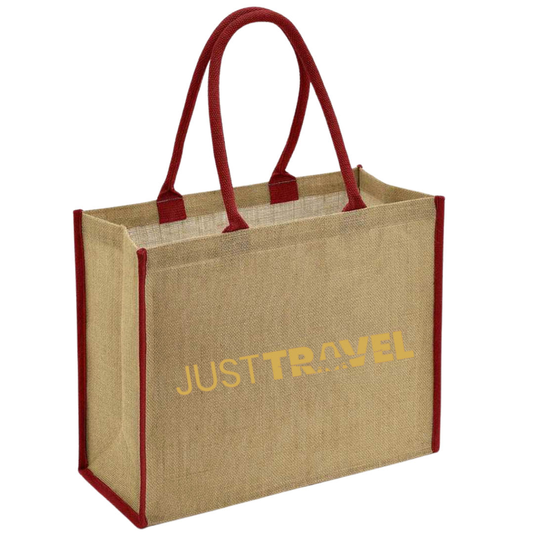 Just Travel Jute Tipped Shopper