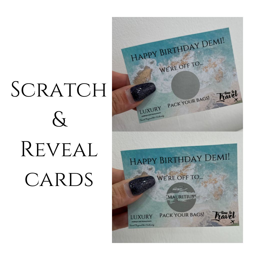 Scratch & Reveal Cards