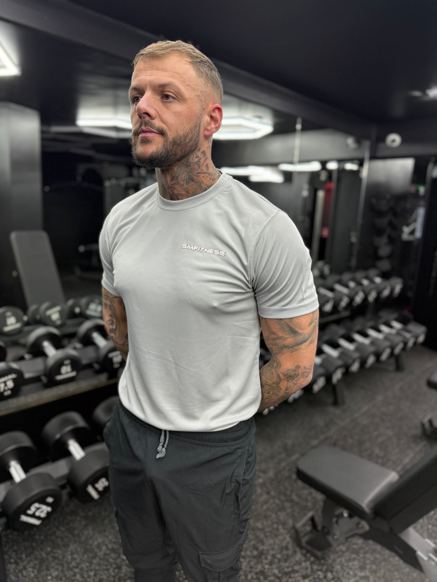 SM Fitness Gym Material T-Shirt