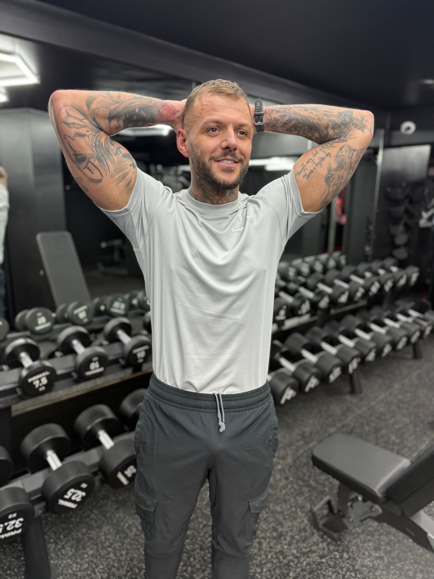 SM Fitness Gym Material T-Shirt