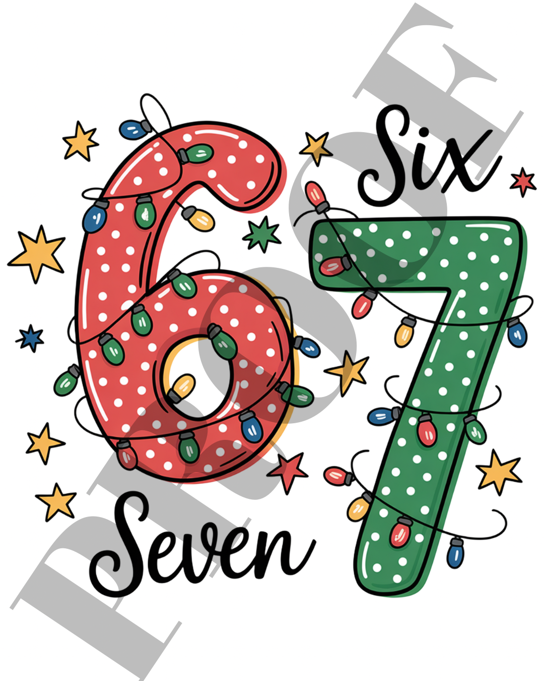 Six Seven 6 7 Kids T-Shirt