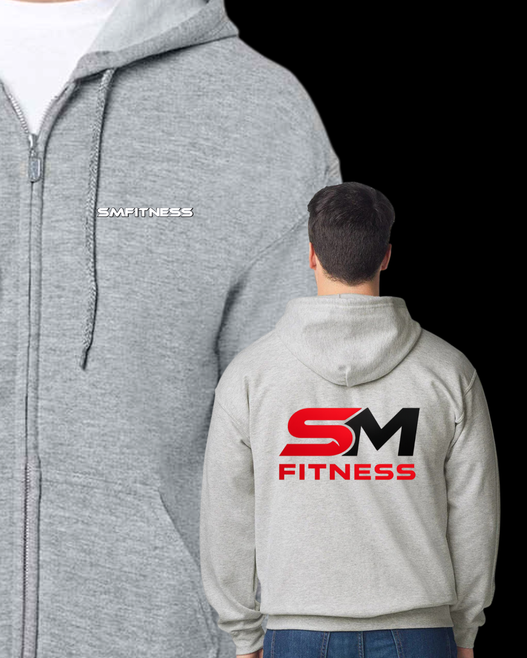 SM Fitness Zipped Hoodie
