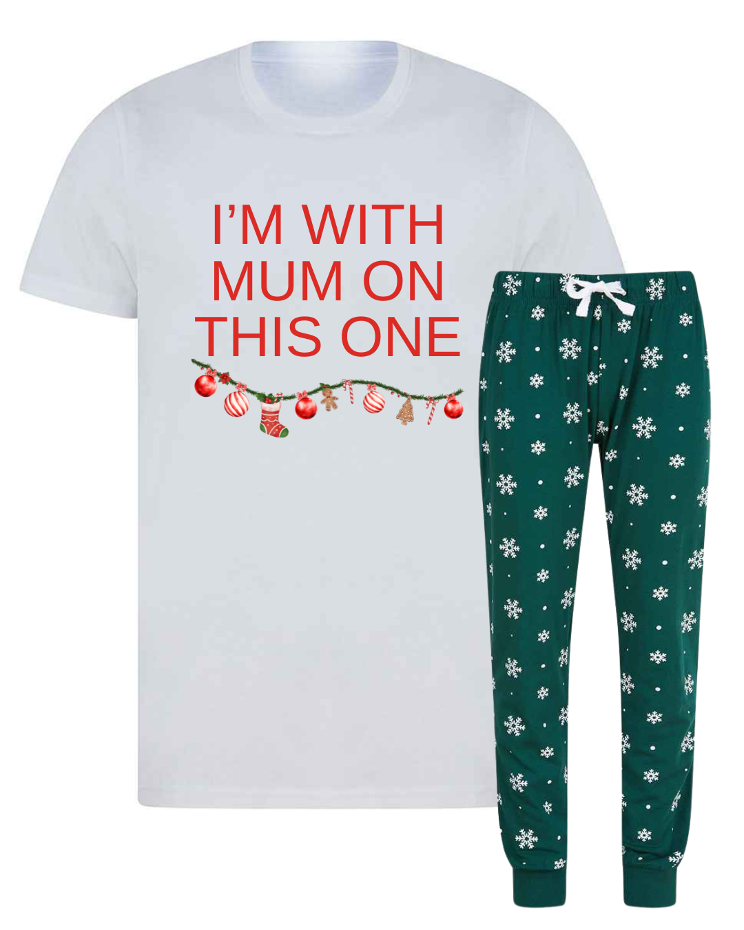 Matching Christmas PJ’s