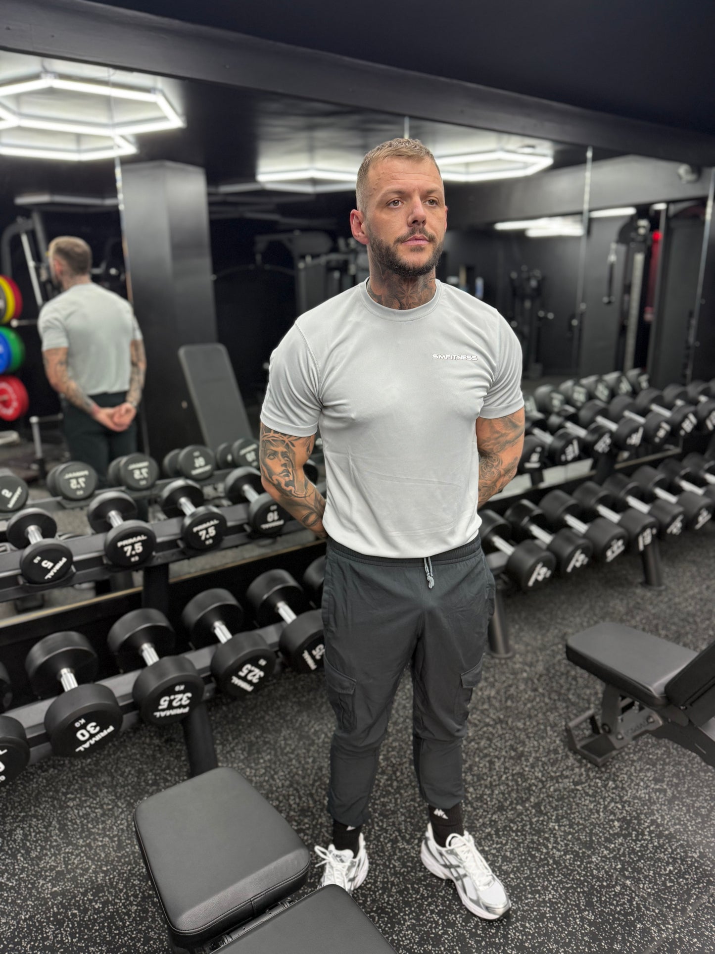 SM Fitness Gym Material T-Shirt